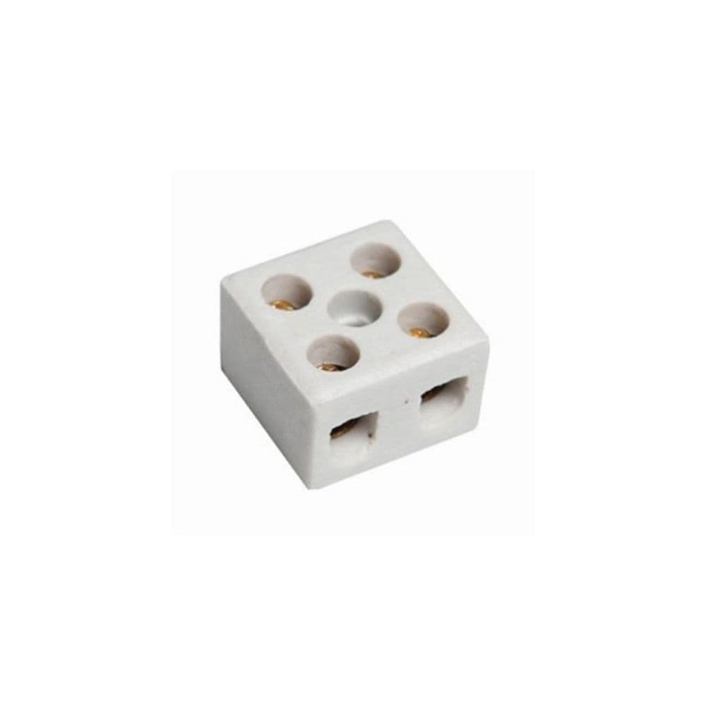Conector de Porcelana 10mm² com 2 Pólos