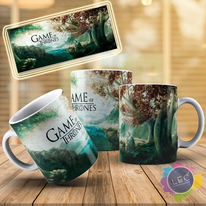 CANECA DE PORCELANA GAME OF THRONES - CANECA GOT - CANECA PERSONALIZADA