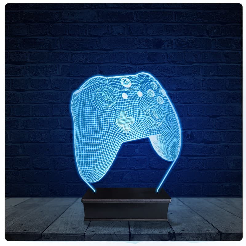 Luminária Led Acrilico Abajur - Controle Xbox 360