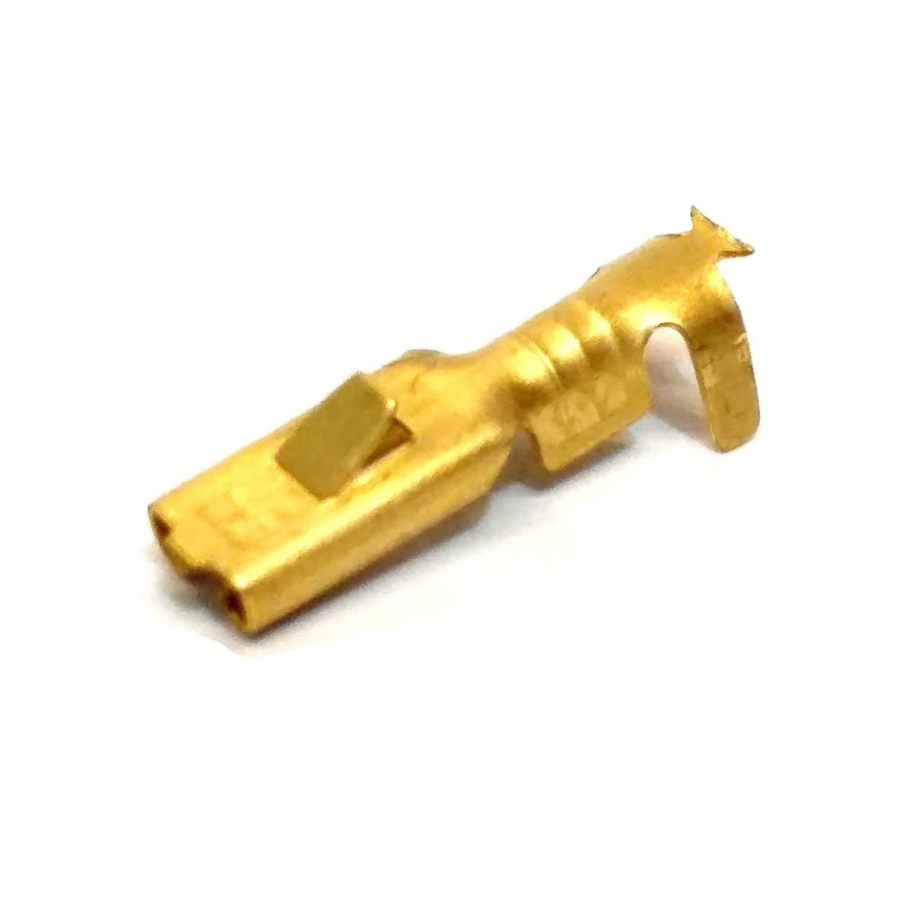 Terminal Encaixe Mosquitinho Femea 2,8mm Reforçado Pacote Com 100 Unidades Para Fios De 0,3 à 1,0mm