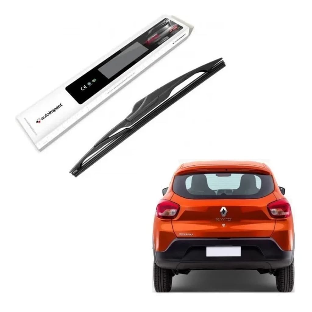 Palheta Traseira Limpador Renault Kwid Encaixe Original TR10 Autoimpact