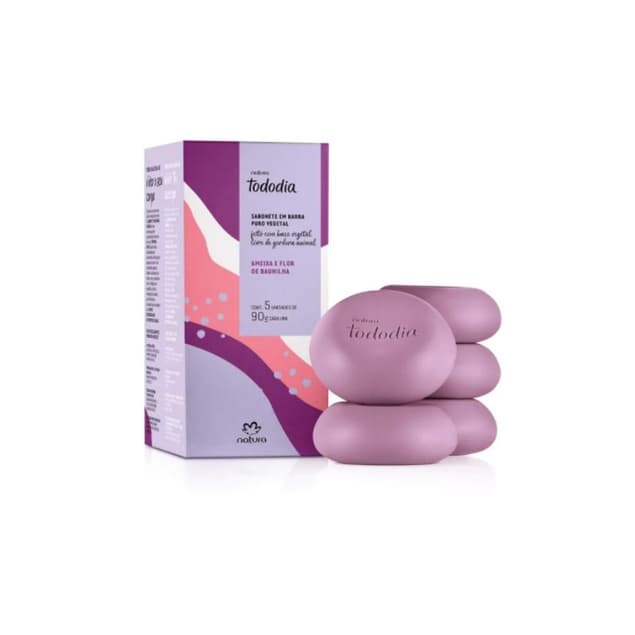 Sabonete Natura Todo Dia Ameixa e Flor de Baunilha 5x90g