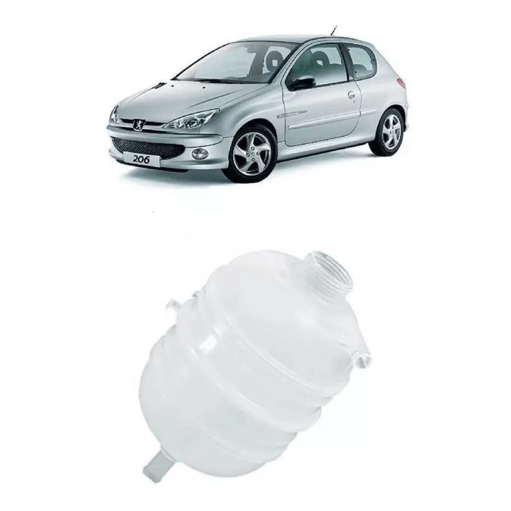 Reservatório do Radiador Peugeot 206/ 207 (1.4 1.6 16v.)