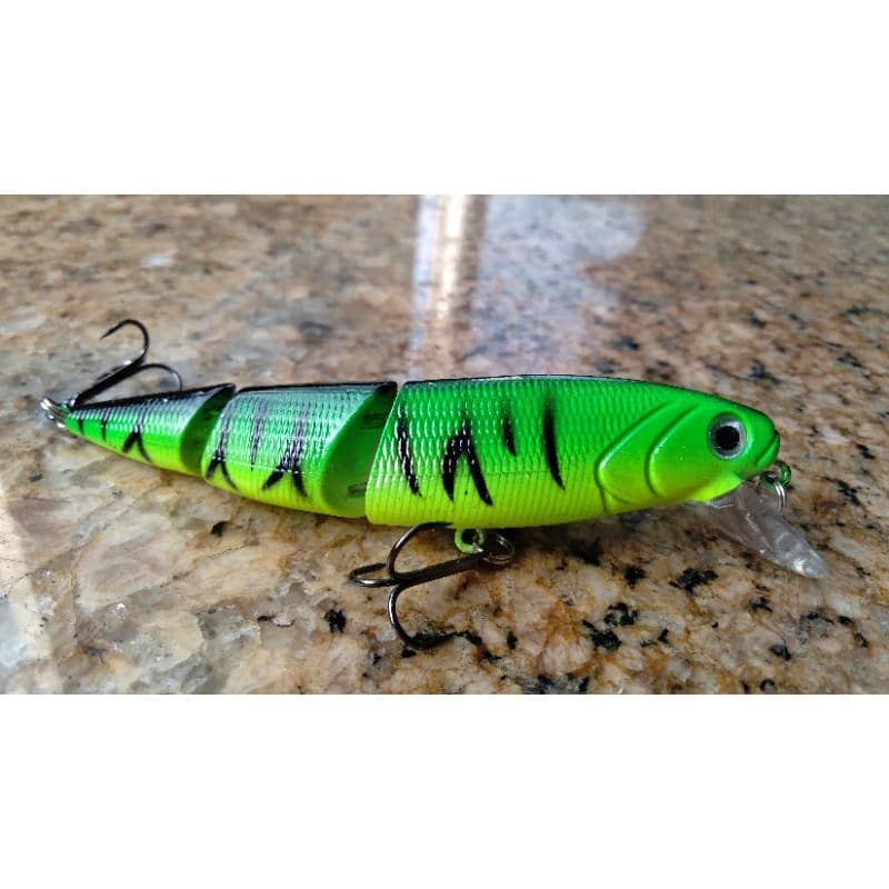 Isca Artificial Articulada para pesca de Tucunarés de medioa grande Porte,Dourado,Traíraa etc(Vld)