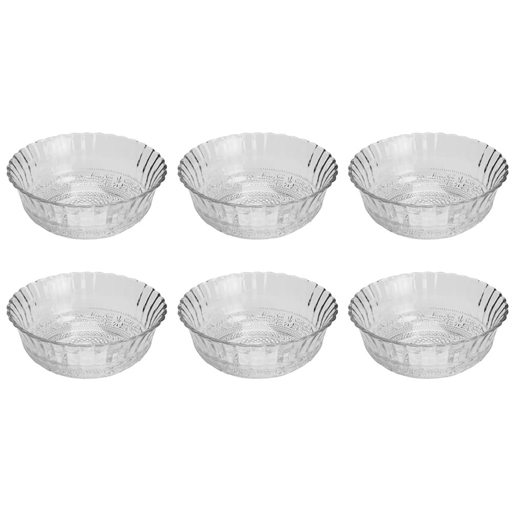 Conj. 6 Bowls de Vidro Angel 11x5cm Lehavi