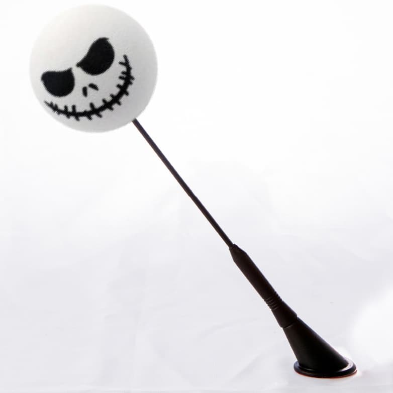 Enfeite Bolinha Antena De Carro Caveira