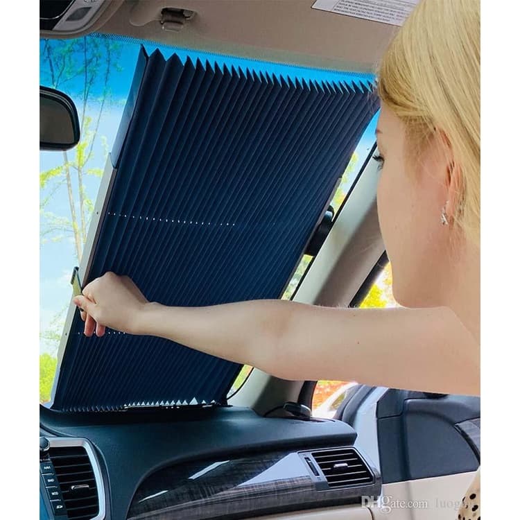 Para-brisa Retrátil Protetor Solar Automotivo Proteção Contra Luz do Sol