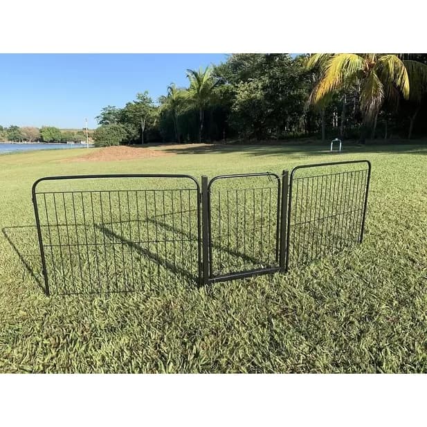 Cercado Pet Para Caes Canil Cachorro 2/65 Com Portao e Kit