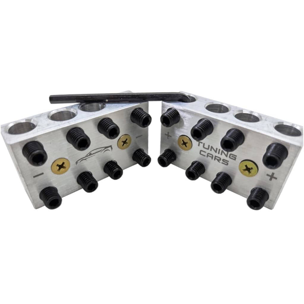 Par Barramento Bloco de Energia 4X4 - 8 Vias Som Gravado TUNING CARS