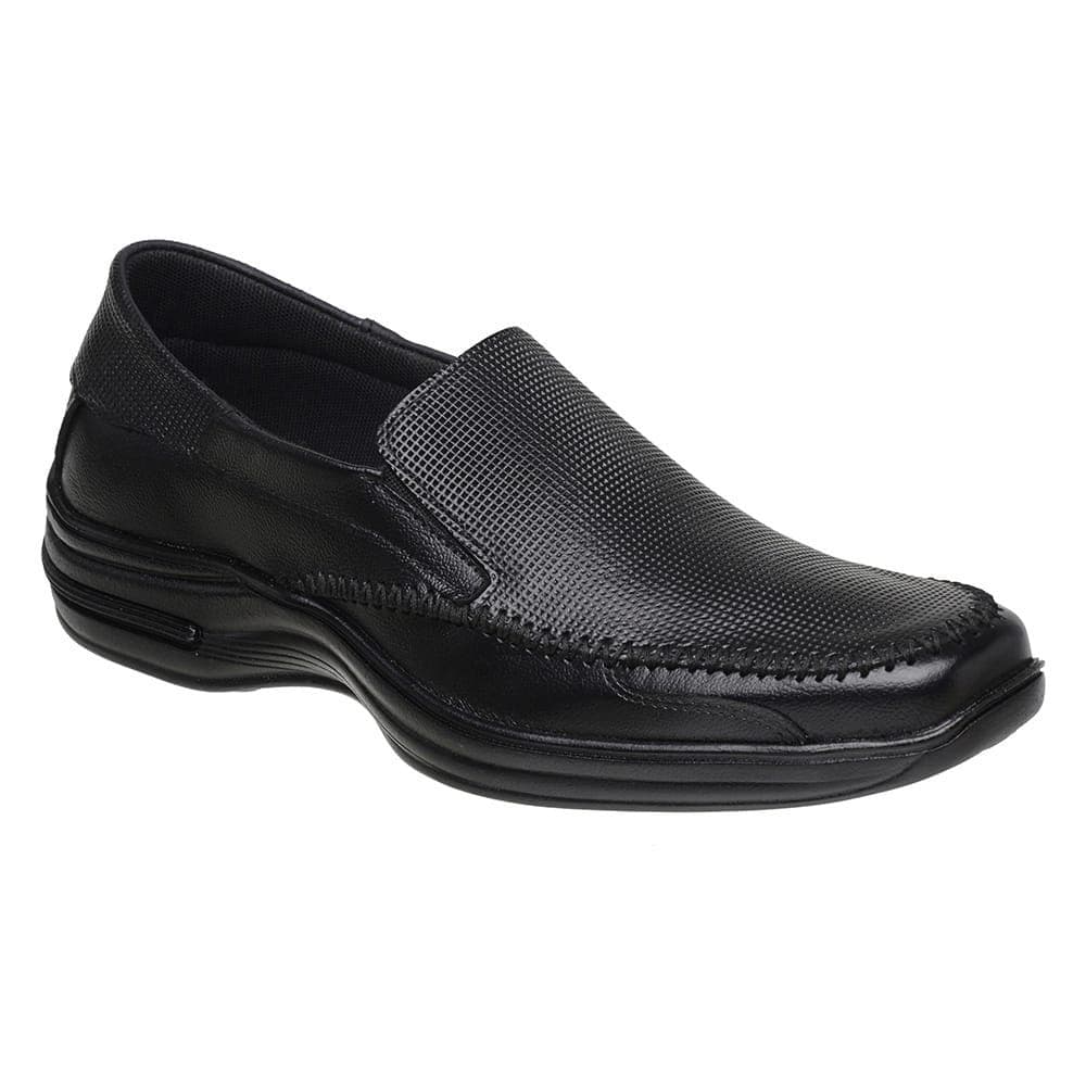 Sapatilha Masculina Ortopédico Mocassim Masculina Couro Legitimo Conforto Total 4021