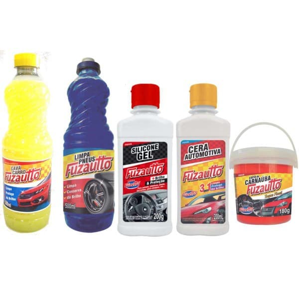 Kit Limpeza Fuzetto para Carro e motos