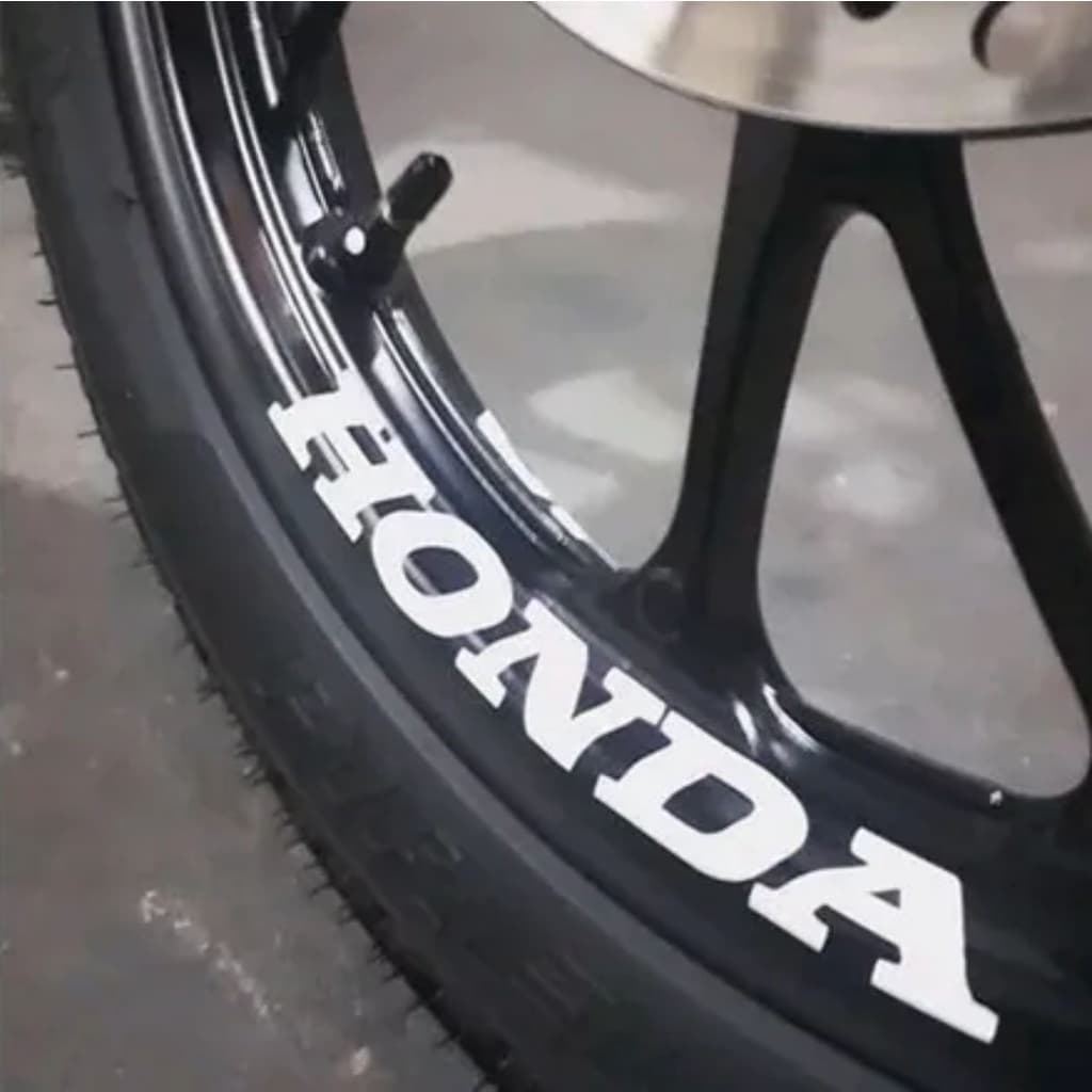 8 Adesivo Premium Roda Honda Titan Fan Start 125 150 160 Bco