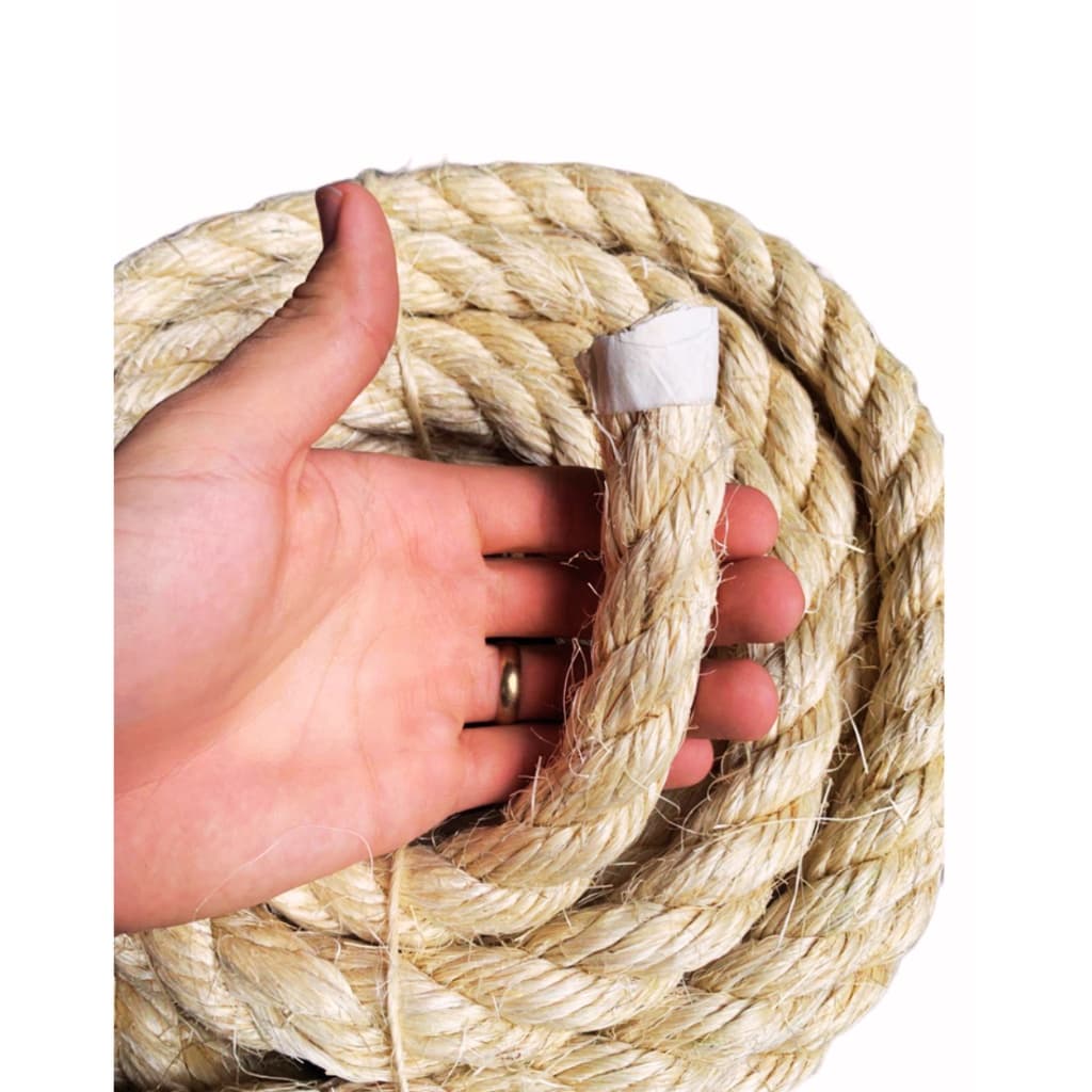 Corda de Sisal 25mm VENDA NO METRO Natural Decoração Artes Envio Imediato Alta Qualidade