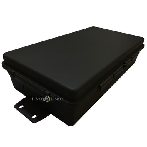 Caixa Hermética Preta 32x17x8 Instalação Externa Poste