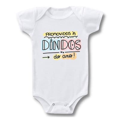 Body Bebe Revelação Promovidos A Dindos Do Ano Dinda Dindo
