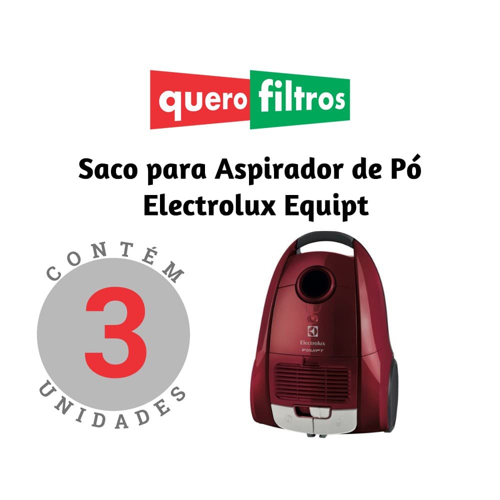 Saco Filtro Para Aspirador De Pó Electrolux Equipt