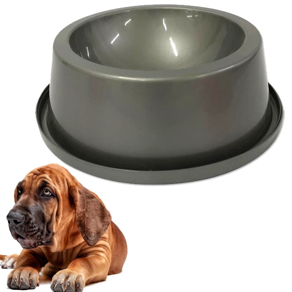 Comedouro/Bebedouro Pesado Aluminizado com Fundo Removível | 850 ou 1400 ML | Ideal para Pet Grande Porte | Plástico
