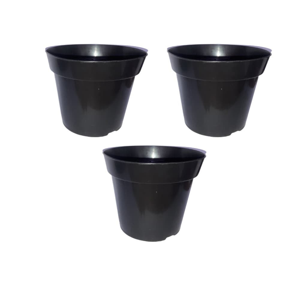 12 vaso de planta plástico para flores e hortaliças 12 cm de diâmetro