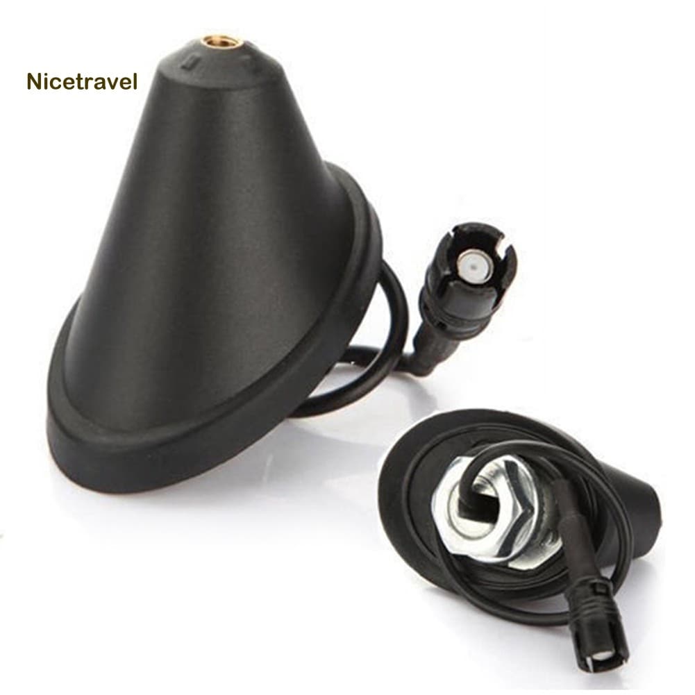 【 Nt】 Base De Plástico Preto Para Teto Do Carro Com Antena Para Jetta Polo Golf Passat