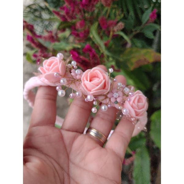 Headband flores faixa infantil