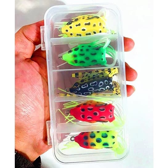 5Pcs/box Isca De Pesca 4cm/5g Bass Wobbler Rígido Artficial Tackle Topwater