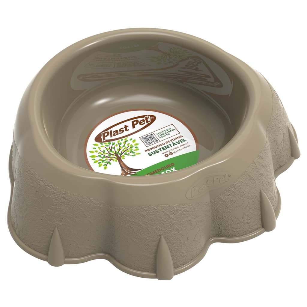 Comedouro Eco Sustentável PET FOX Plast Pet Tamanhos e Cores Escolha LANÇAMENTO