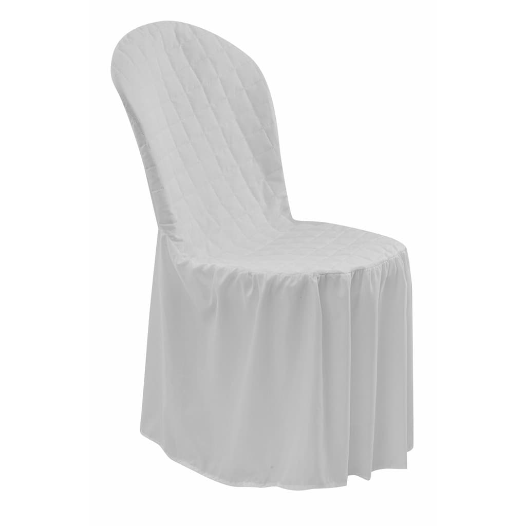 Capa para cadeira de plástico em tecido matelado para festas, casamento ou decoração casual