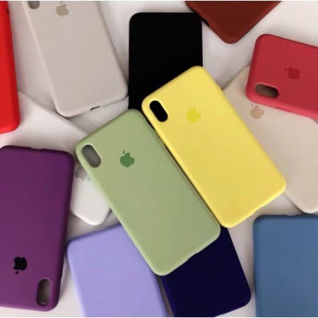 Miss Gold case Silicone Aveludada iPhone X/Xs/Xr/Xsmax embaixo e fechado