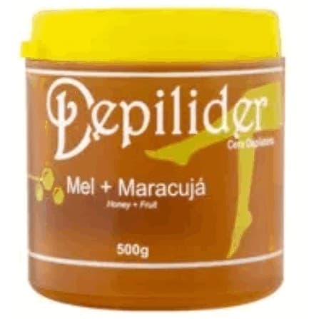 Cera Depilatória Depilider 500g Mel e Maracujá