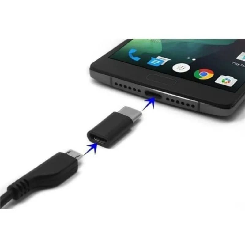 Adaptador Micro Usb Padrão Para Micro Usb Tipo C carregador cabo de dados