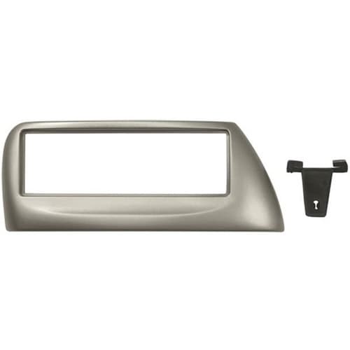 Moldura Painel Do Radio Ford KA 2004 2005 2006 2007 Contra Frente Cinza/Grafite Ref. 89R1