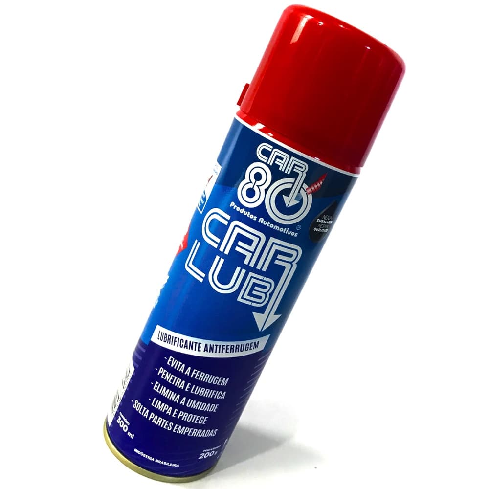 Desengripante Lubrificante Spray Antiferrugem Carlub 300ml