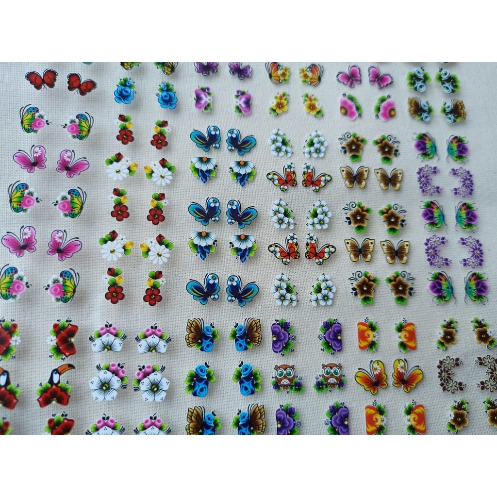 480 Adesivos de unhas 3D - COM ESCOLHA