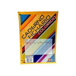 Bloco de Fichário Colorido/Comum 96 Folhas Maxima