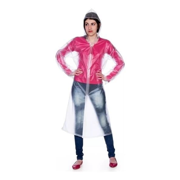 Capas De Chuva Transparente Laminada Pvc