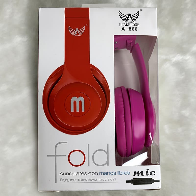 HEADPHONE A-866 fones de ouvido Fone de ouvido bluetooth