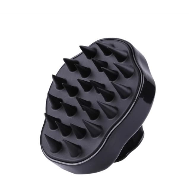Escova Capilar Massageadora Couro Cabeludo Banho Skin Care Cuidados Spa Cabelos Promove Crescimento