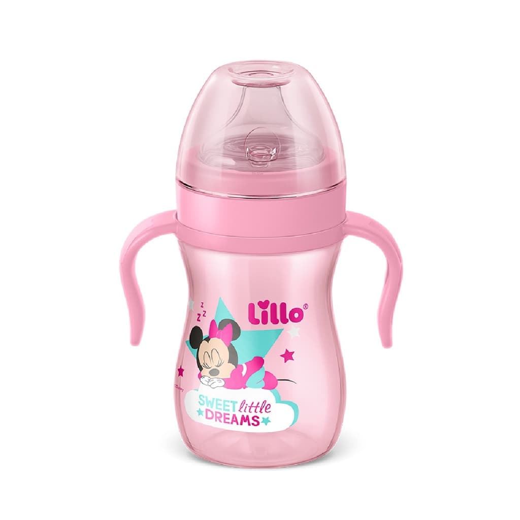 Copo de Treinamento Evolution Disney Minnie ROSA 240ml - Lillo