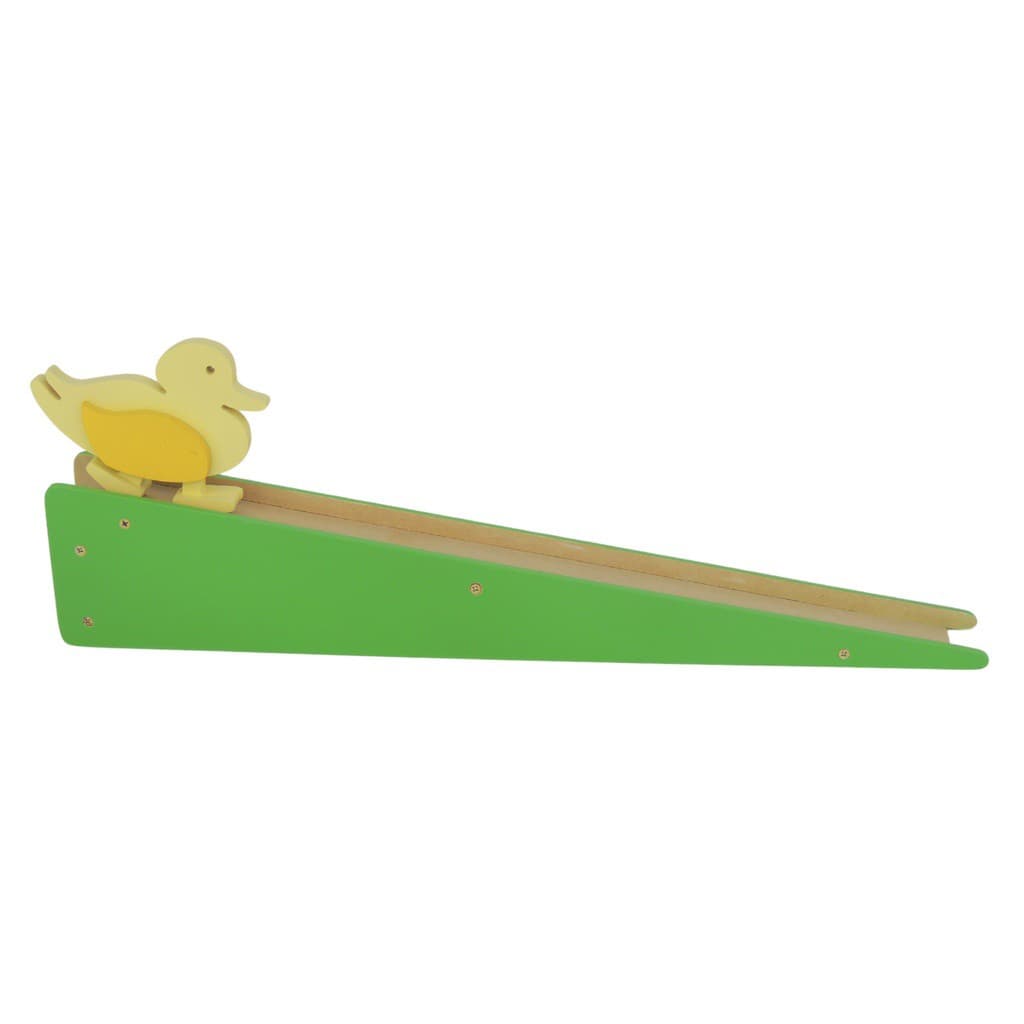 Brinquedo de Madeira e Movimento - Pato Desce a Rampa