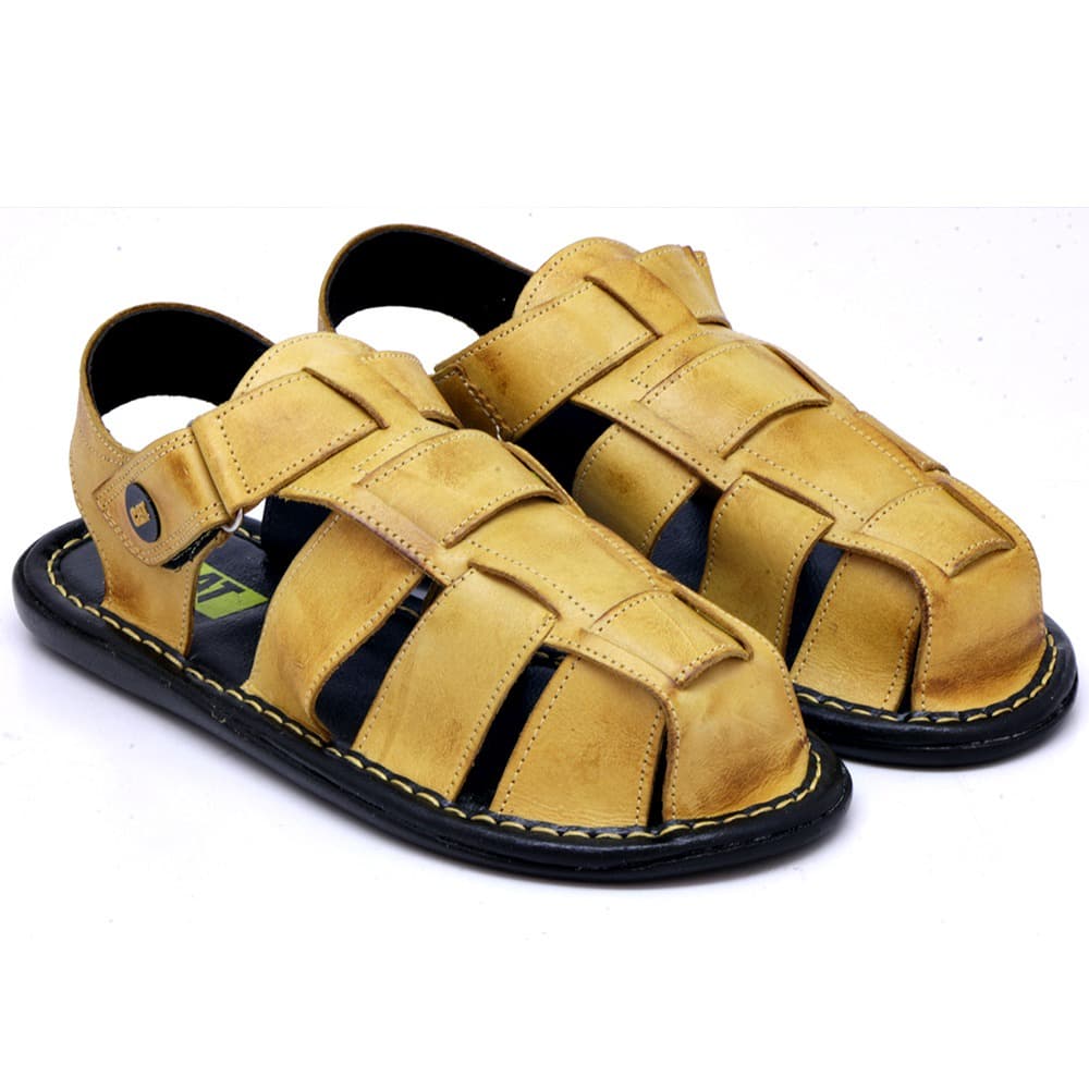 Sandalia Masculina di Couro Legitimo Masculino
