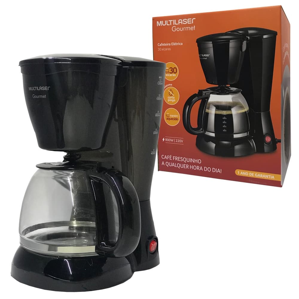 Cafeteira Elétrica Gourmet Multilaser BE02