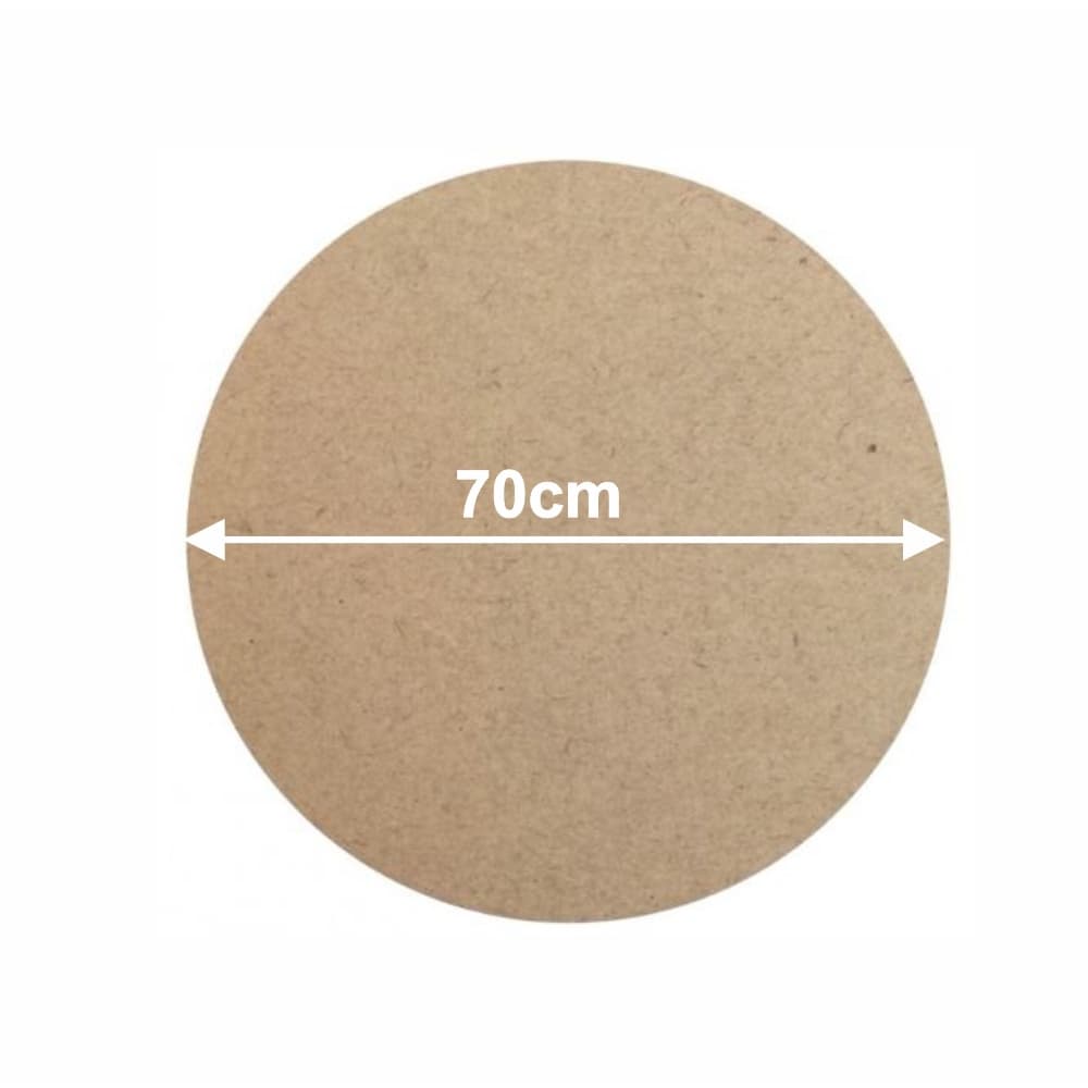 Chapa mdf 3mm redonda 70cm decoração artesanato