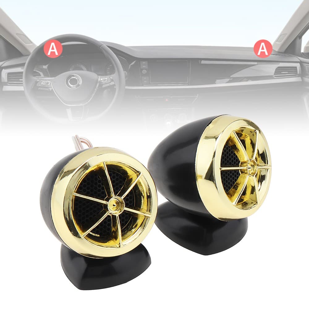 2pcs Universal 1200W Altifalante Para Automóvel Altifalantes De Som Em Cúpula Estéreo Alto-Falantes