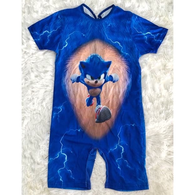 Fantasias Temática Sonic Infantil Masculina Heróis Barato Menino Promoção
