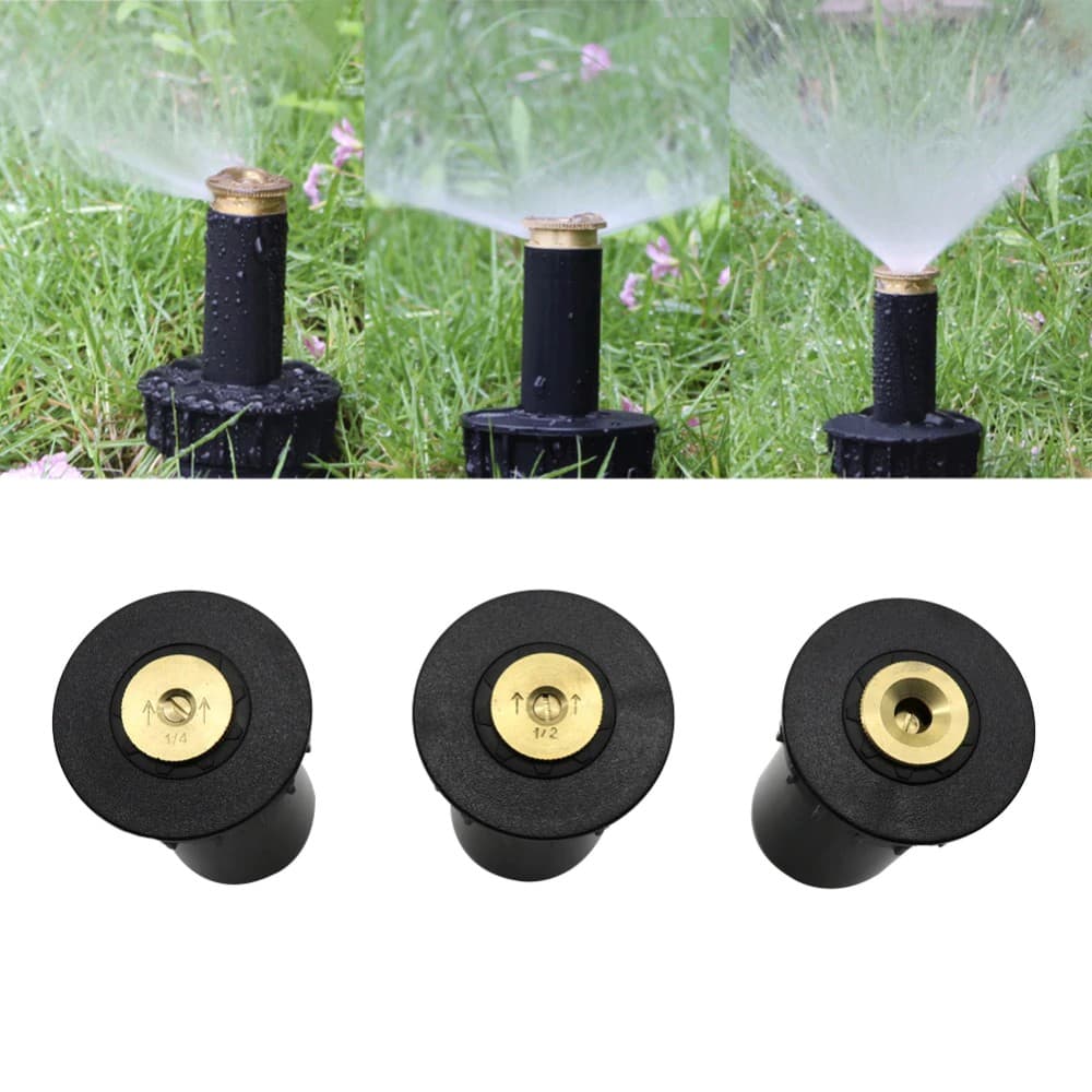 1 Peça De Irrigação De Jardim Rosca Fêmea De 1/2 Polegada 90 ° 180 360 Bocal De Rega De Grama Para Gramado , Aspersor Po