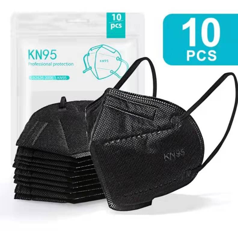 Máscara Kn95 e KN95 3D Preta Rosa Branca Proteção 5 Camada Respiratória Pff2 N95