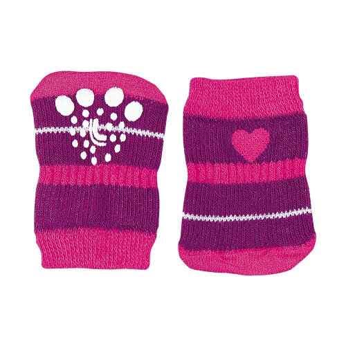 Meia Para Pet Cães Gatos Antiderrapante Sapatos Socks Frio Tamanho M  Varias Cores