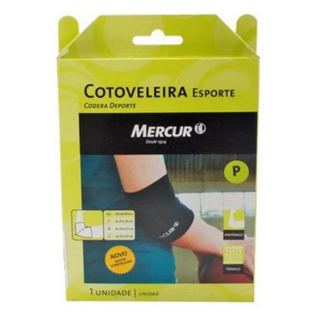 COTOVELEIRA ELASTICA MERCUR PRETA TAM P REF. BC0660 - AP