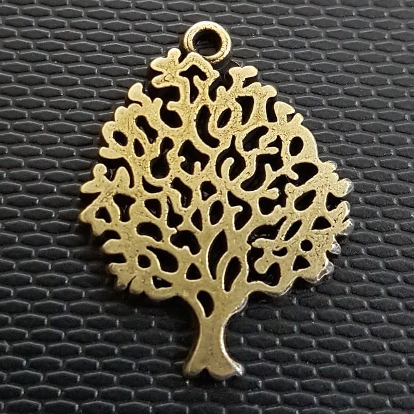 20 Lindos Pingentes Arvore Da Vida de Metal  monte bijuteria e artesanatos! 2 opções de cores!