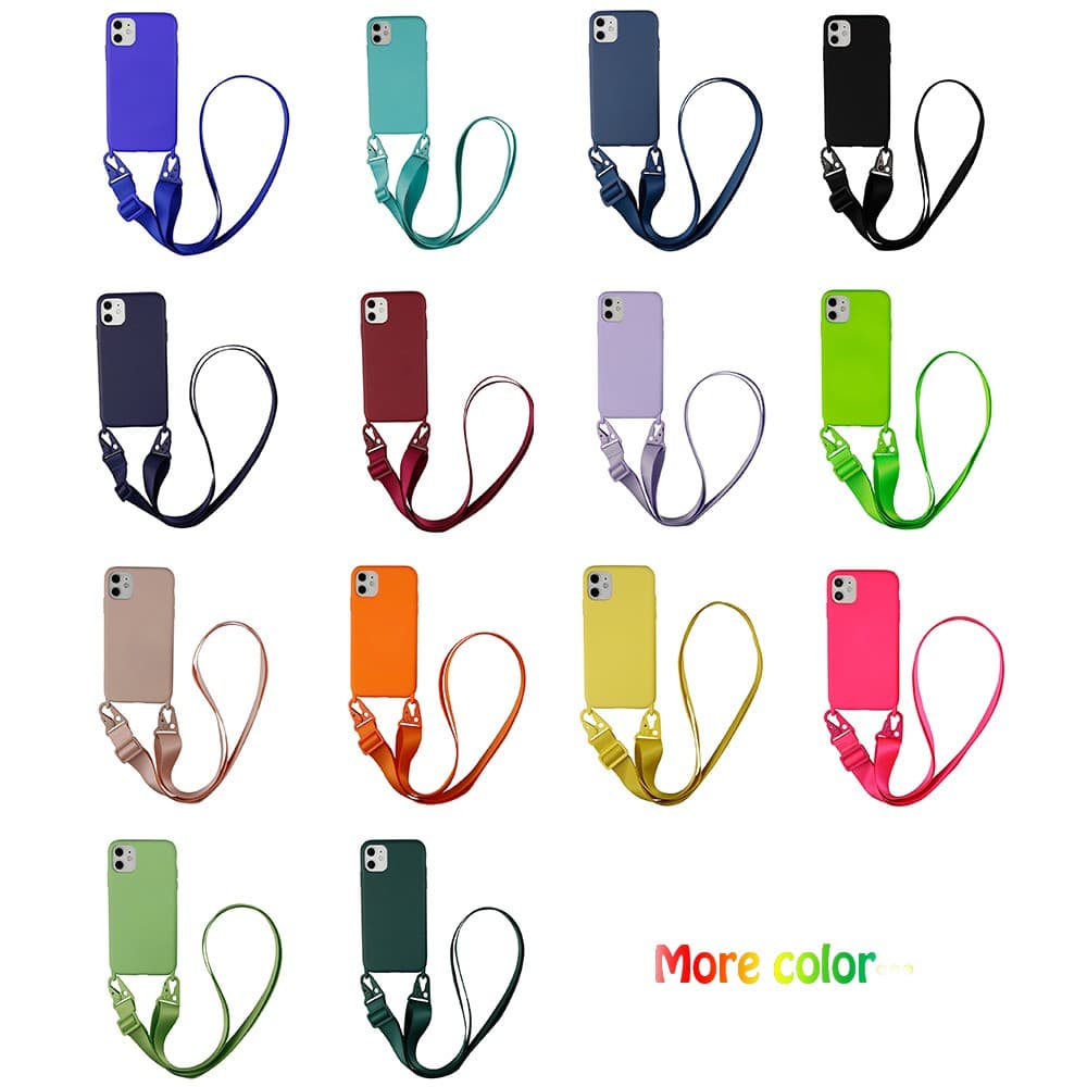 Colar Cordão Caso Do Telefone Móvel Para iPhone Ar 17 16 15 14 13 12 11 pro max xr xs 7 8plus